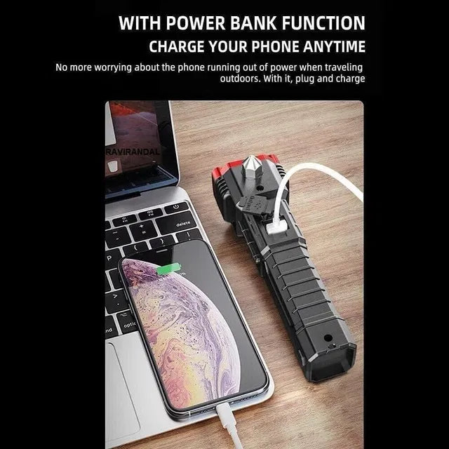 8-in-1 Tactical Emergency Flashlight